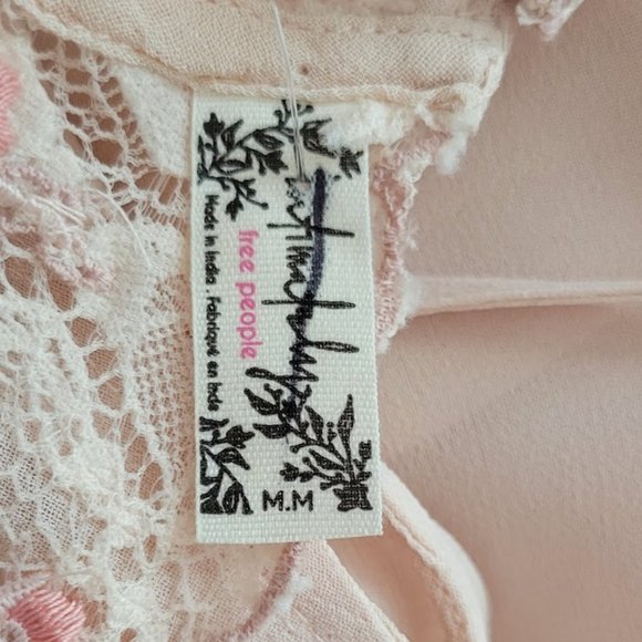 FREE PEOPLE  midnight magic maxi slip dress Sz M  NEW - Picture 10 of 10